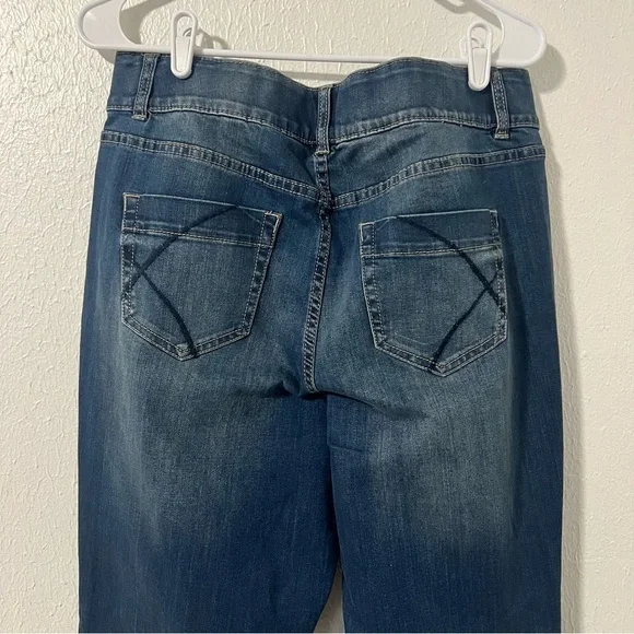 Lane Bryant Bootcut Tighter Tummy Tech Size 14R NWT Dark Blue Jeans Casual - Picture 5 of 10